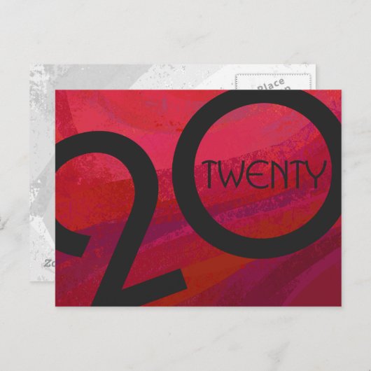 Carte Postale Anniversaire de la Décennie Rouge (Devant / Derrière)