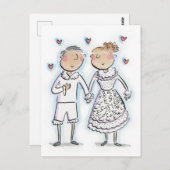 Carte Postale Anniversaire de la dentelle (Devant / Derrière)