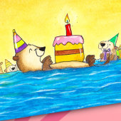 Carte Postale Anniversaire de la loutre de mer