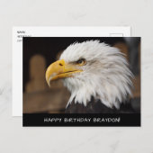 Carte postale Anniversaire de l'aigle chauve (Devant / Derrière)