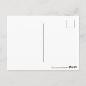 Carte Postale Anniversaire de l'employé des affaires bleu or (Dos)