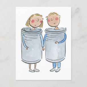 Carte Postale Anniversaire de l'étain