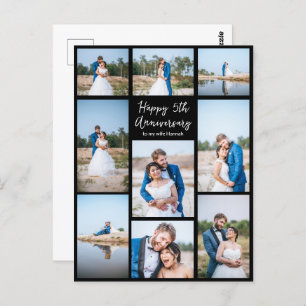 Carte Postale Anniversaire de mariage personnalisé photo nouvell