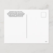 Carte postale Anniversaire de mars Pisces (Dos)