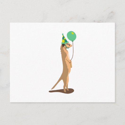 Carte Postale Anniversaire de Meerkat (Devant)
