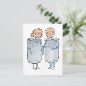 Carte Postale Anniversaire de noces d'étain (Debout devant)