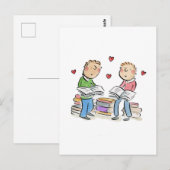 Carte Postale Anniversaire de papier (Devant / Derrière)