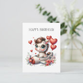 Carte Postale Anniversaire de Pony Pilot (Debout devant)