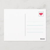 Carte Postale Anniversaire de poulet drôle fessier (Dos)