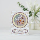 CARTE POSTALE ANNIVERSAIRE DE SHARON SHARPE (Debout devant)