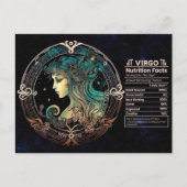 Carte postale Anniversaire de Virgo Zodiac (Devant)