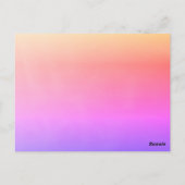 Carte Postale Anniversaire des 13 ans dégradé bleu rose violet (Dos)