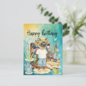 Carte Postale Anniversaire des amateurs de pêche  (Debout devant)