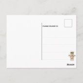 Carte Postale Anniversaire des enfants Monster Mummy (Dos)