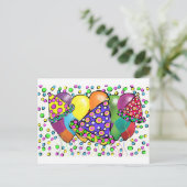 CARTE POSTALE ANNIVERSAIRE DESIGN CASQUETTE (Debout devant)