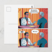 Carte Postale Anniversaire Drôle Joyeux Anniversaire Vieillesse  (Devant / Derrière)