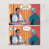 Carte Postale Anniversaire Drôle Joyeux Anniversaire Vieillesse  (Devant)