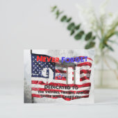 Carte Postale Anniversaire du 11 septembre (Debout devant)