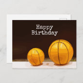 Carte Postale Anniversaire du basket-ball (Devant / Derrière)