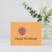 Carte Postale Anniversaire du basket-ball (Debout devant)