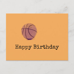 Carte Postale Anniversaire du basket-ball