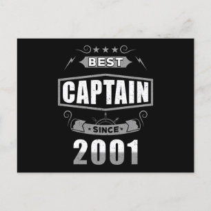 Carte Postale Anniversaire du capitaine, meilleur capitaine depu