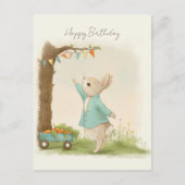 Carte Postale Anniversaire et jeu pour enfants de Peter Rabbit (Devant)