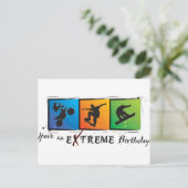 Carte Postale Anniversaire Extrême (Debout devant)
