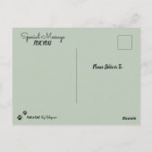 Carte Postale Anniversaire Fée Fille (Dos)