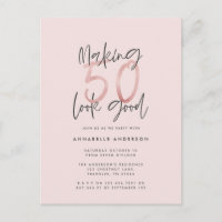 Anniversaire féminin rose pailleté moderne élégant