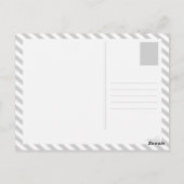 Carte Postale anniversaire heureux (Dos)