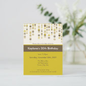 Carte Postale ANNIVERSAIRE INVITATION :: discotek 6 (Debout devant)