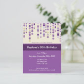 Carte Postale ANNIVERSAIRE INVITATION :: discotek 7 (Debout devant)