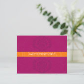 Carte Postale ANNIVERSAIRE INVITATION :: finesse 5 (Debout devant)
