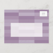 Carte Postale ANNIVERSAIRE INVITATION :: panneau rectangulaire m (Dos)