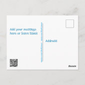 Carte postale - Anniversaire LGBT lumineux et amus (Dos)