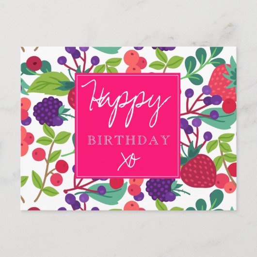 Carte Postale Anniversaire moderne (Devant)