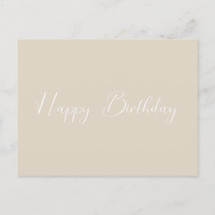 Carte Postale Anniversaire personnalisé moderne simple