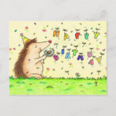 Carte Postale Anniversaire Pissenlit (Devant)