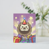 Carte Postale Anniversaire Pygmy Hedgehog (Debout devant)