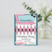 Carte Postale Anniversaire Rétro Tout Âge, Années 1950 (Debout devant)