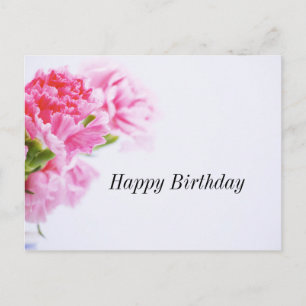 Carte postale Anniversaire rose Flower