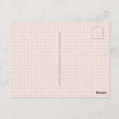 Carte Postale Anniversaire Silly Goose Fleurs Gingham (Dos)