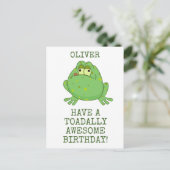 Carte Postale Anniversaire Totalement Incroyable (Debout devant)