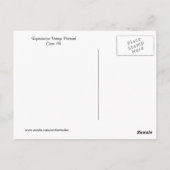 Carte Postale Anniversaire vintage (Dos)