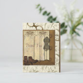 Carte Postale Anniversaire vintage de collage de Steampunk (Debout devant)