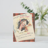 Carte Postale Anniversaire vintage du "Cheval" (Debout devant)