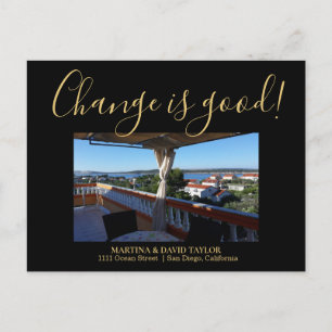Carte Postale Annonce Adresse Nouveau Domicile Photo