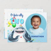 Carte Postale Annonce d'anniversaire pour enfants avec photo de (Devant / Derrière)