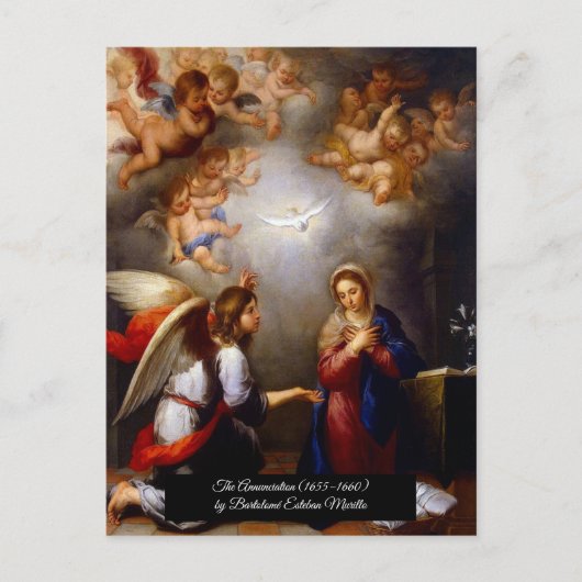 Carte Postale Annonce de Bartolomé Esteban Murillo (Devant)